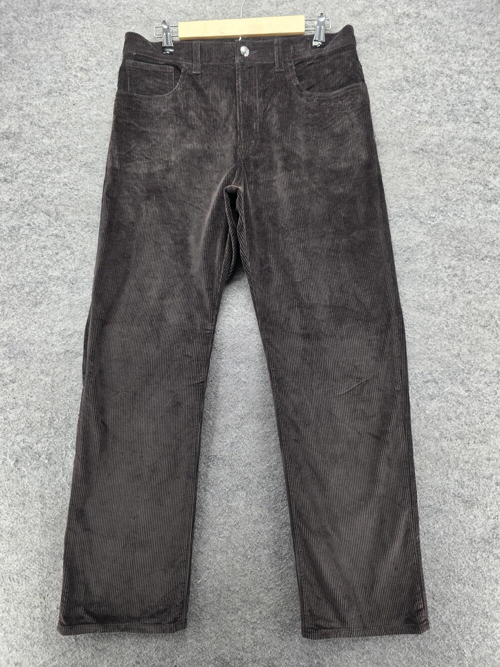 Madewell Pants Womens 30 Brown Corduroy Longline Straight Stretch Pockets 30 In